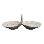 Serviteur plat apritif porcelaine bernardaud limoges dcor amandine