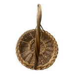 Serviteur / porte bouteilles en rotin naturel