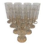 Set de 10 fltes  champagne luminarc