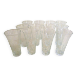 Set de 12 fl�tes luminarc 1970'