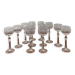 Set de 12 verres à liqueur cristallerie royale champagne / bayel Set de 12 verres à liqueur cristallerie royale champagne / bayel