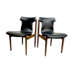 Set de 2 chaises de salle  manger par inger klingenberg pour fristho franeker
