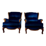 Set de 2 fauteuils baroques vintage / fauteuils / club fauteuils