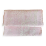 Set de 2 serviettes de table en lin rose