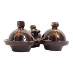 Set pour 3 condiments annes 70