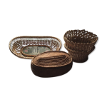 Set de 3 corbeilles vintage