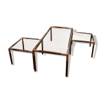 Set de 3 tables gigognes, italie 70's Set de 3 tables gigognes, italie 70's