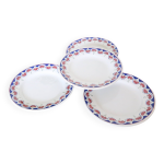 Set de 4 assiettes  dessert, moulin des loups