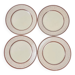 Set 4 assiettes plates longchamp modle  colmar