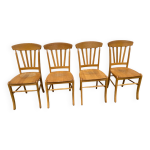Set de 4 chaises contemporaines style bistrot Set de 4 chaises contemporaines style bistrot