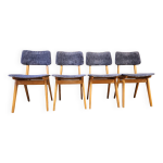 Set de 4 chaises scandinaves 1960 vintage Set de 4 chaises scandinaves 1960 vintage