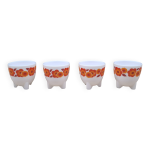 Set 4 coquetiers lotus