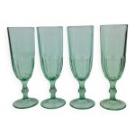 Set 4 fl�tes luminarc vertes