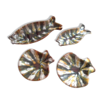 Set 4 plat pour apritif vintage