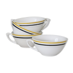 Set de 4 tasses en céramique type bistrot manufacture française Set de 4 tasses en céramique type bistrot manufacture française