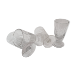 Set de 4 verres  absinthe