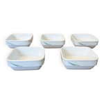 Set de 5 coupelles vintages de chez eva air en porcelaine de noritake japan Set de 5 coupelles vintages de chez eva air en porcelaine de noritake japan