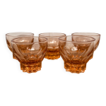 Set de 5 verres  liqueur luminarc toile rose