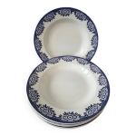 Set 6 assiettes ��capri�� digoin sarreguemines