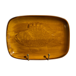 Set de 6 assiettes vintage dcor poisson st clment