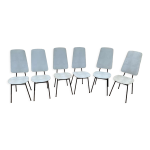 Set de 6 chaises de salle a manger vintage