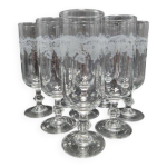 Set de 6 fltes  champagne