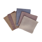 Set de 6 serviettes de table en lin multicolores