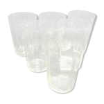 Set de 6 verres cisels