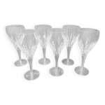 Set de 6 verres a eau en cristal de lorraine Set de 6 verres a eau en cristal de lorraine