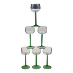 Set 6 verres vin alsace