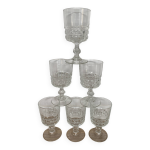 Set de 6 verres à vin blanc luminarc quadrille Set de 6 verres à vin blanc luminarc quadrille