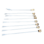 Set de 8 mlangeurs  cocktail manches en bambou annes 60
