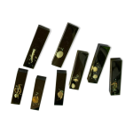 Set de 8 porte couteaux en verres