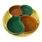 Set ap�ritif fa�ence gien ann�es 60