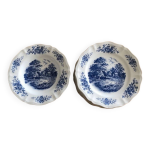 Set d assiettes en fa�ence ancienne de sarreguemines