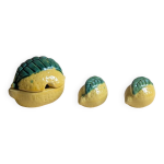 Set barbotine citron, saucire, poivrier et salire