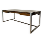 Set bureau ministre + crédence, claude gaillard pour ligne roset, 1970 Set bureau ministre + crédence, claude gaillard pour ligne roset, 1970