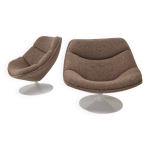 Set of 2 f557 lounge chairs by pierre paulin for artifort, 1960s