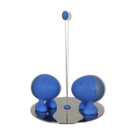 Set et poivre alessi modle lilliput bleu de stefano giovannoni