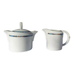 Set sucrier et pot  lait porcelaine ltang & rmy