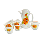 Set thire & 8 tasses annes 70 winterling schwarzenback bavaria germany - retro - cuisine - vintage ...