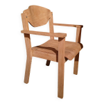 Superbe siège fauteuil design brutaliste vintage Superbe siège fauteuil design brutaliste vintage