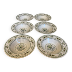 Six assiettes creuses provenal royal doulton