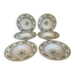 Six assiettes creuses provenal royal doulton