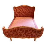 Sommier et tte de lit corbeille style louis xv