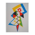 Sonia delaunay : jazz - lithographie signe
