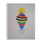 Sonia delaunay : robe - toupie, rio - lithographie signe
