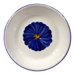 Soucoupe fleur bleue