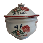 Soupire ancienne fin 19me sicle avec dcor floral