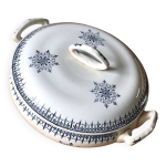 Soupire blanche et bleu marine